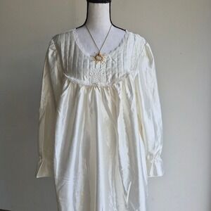 Vintage Intimate Moods Nightgown Womens Medium Coquette Grandmacore Cottagecore